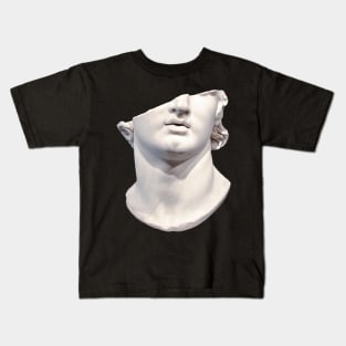 Broken Greek Bust- Fragmentary colossal head of a youth Kids T-Shirt